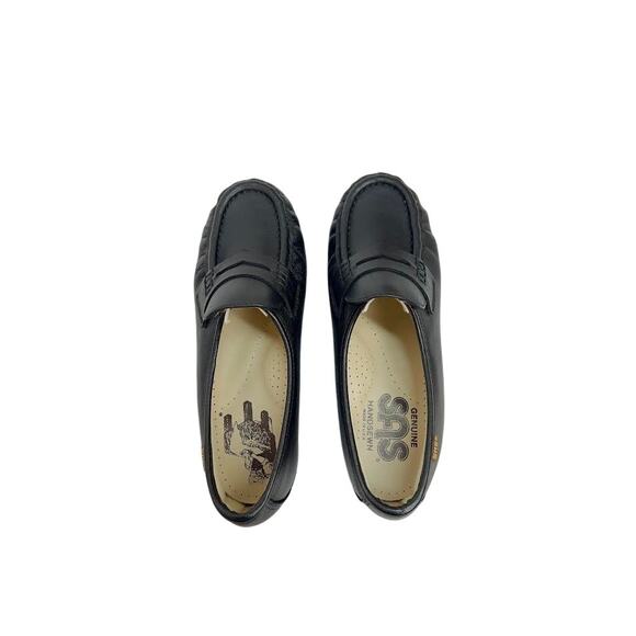 NWB! SAS Womens Classic Slip On Comfort Loafer Black 6 W - Wide (C) - Picture 6 of 9